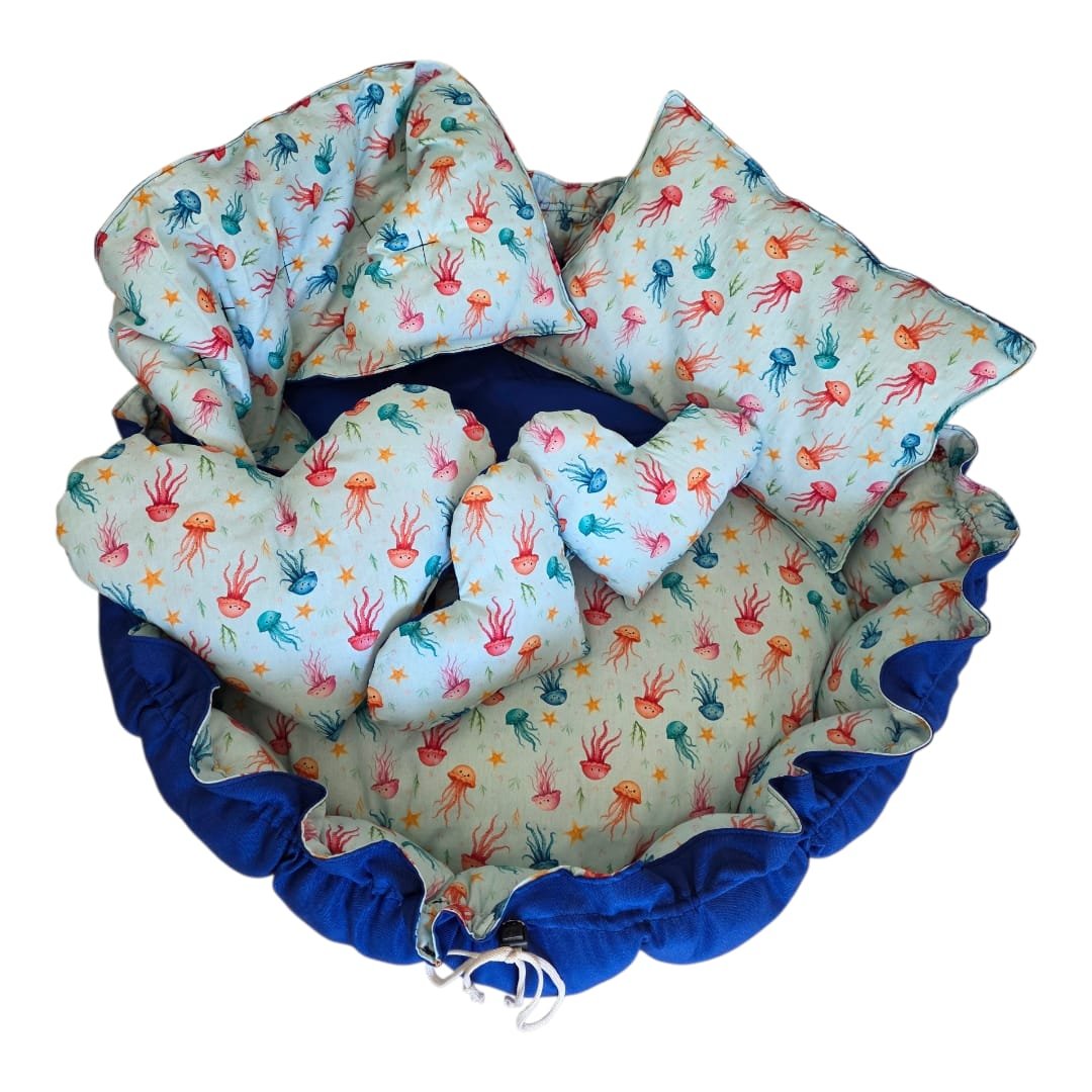 Enxoval Pet G - Fundo do Mar - Azul - Imagem 19