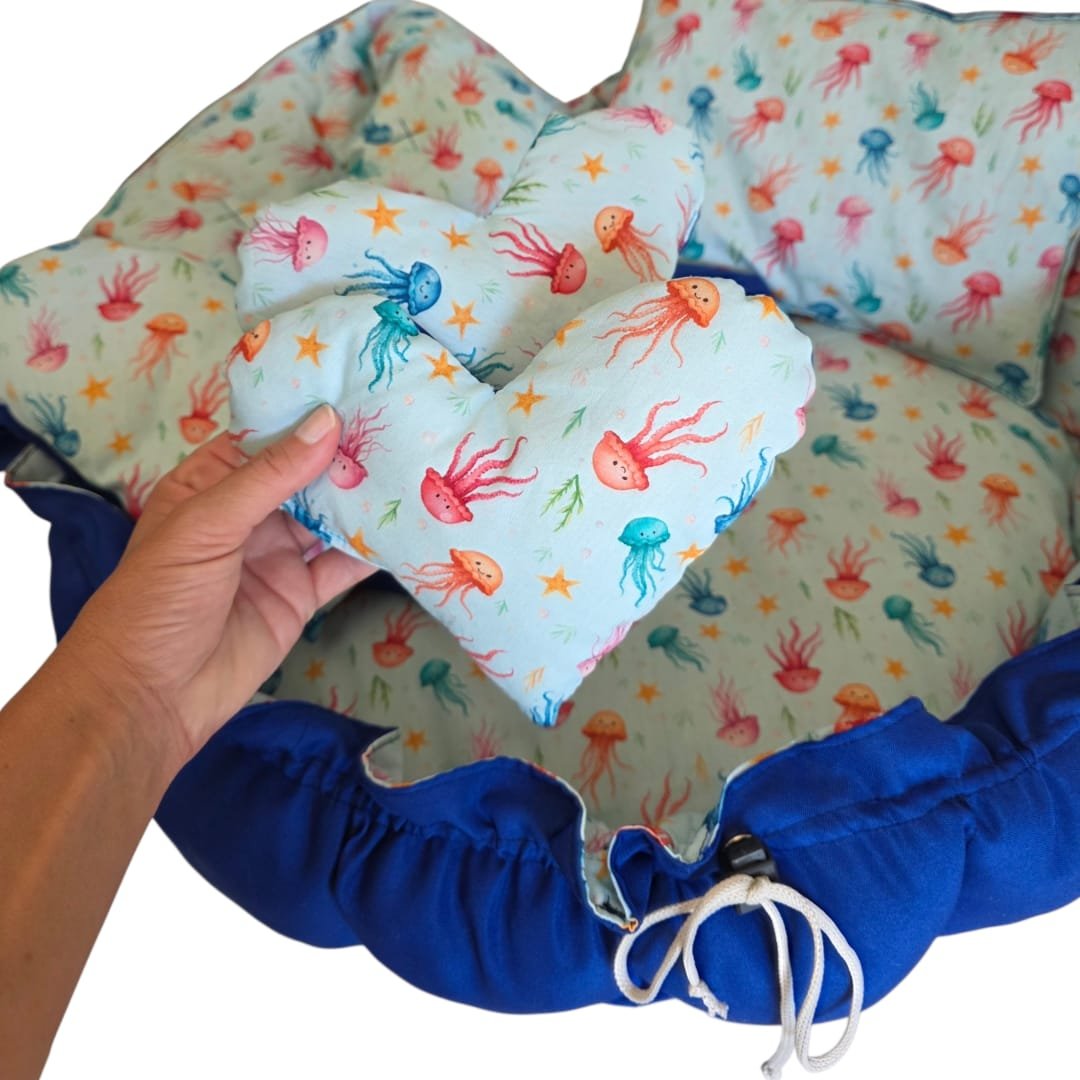 Enxoval Pet G - Fundo do Mar - Azul - Imagem 17