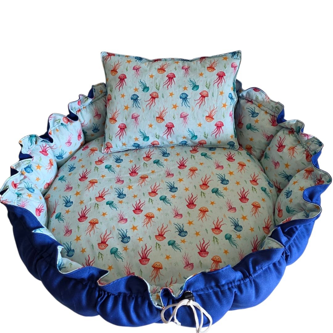 Enxoval Pet G - Fundo do Mar - Azul - Imagem 10